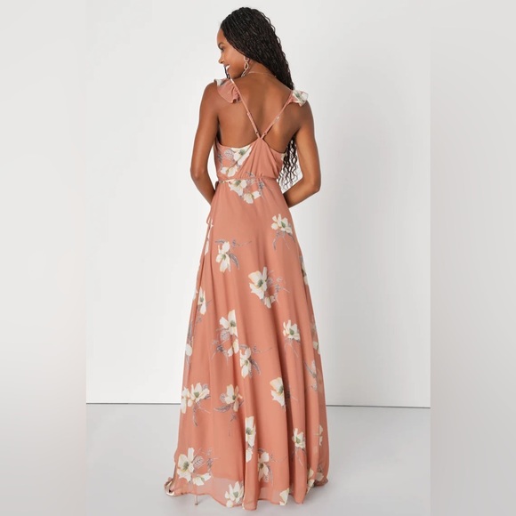 Lulus ‘All Mine’ Floral Print Wrap Dress - Picture 3 of 3